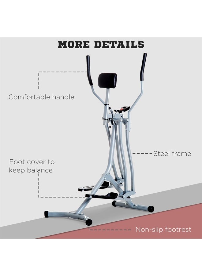 Fitness World - Fitness Exercise Machine with Electronic Screen to Measure Time and Speed, Foldable Flying Gazelle Treadmill for Home Exercise, 100kg Weight Capacity - Image 1