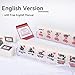 drizzle Travel Mini American Mahjong Set 166 White Tiles Includes Jokers 08 White Melamine Material with Racks Instructions and Duck Bag 220 Pounds - Image 4