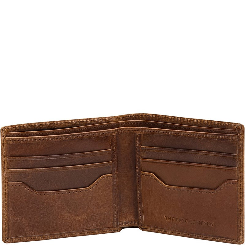 Frye FRYE Men's Leather Logan Antique Pull Up Billfold, Cognac, One Size  - Image 2