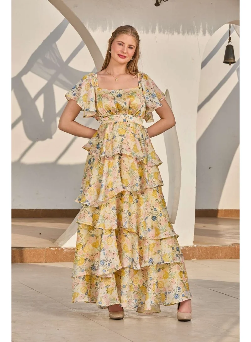 Luxe & Hardy فستان نورا الواسع من لوكس آند هاردي