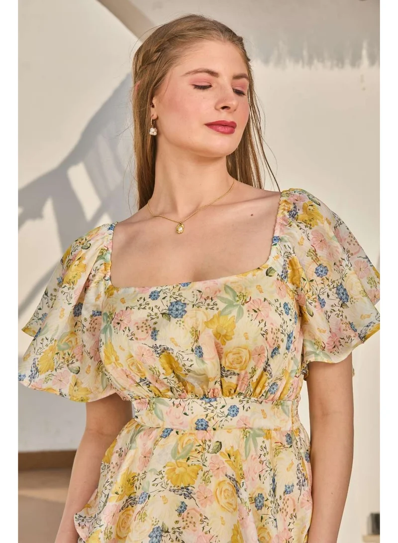 Luxe & Hardy  Luxe & Hardy Nora Flared Dress for Women | Best Price UAE