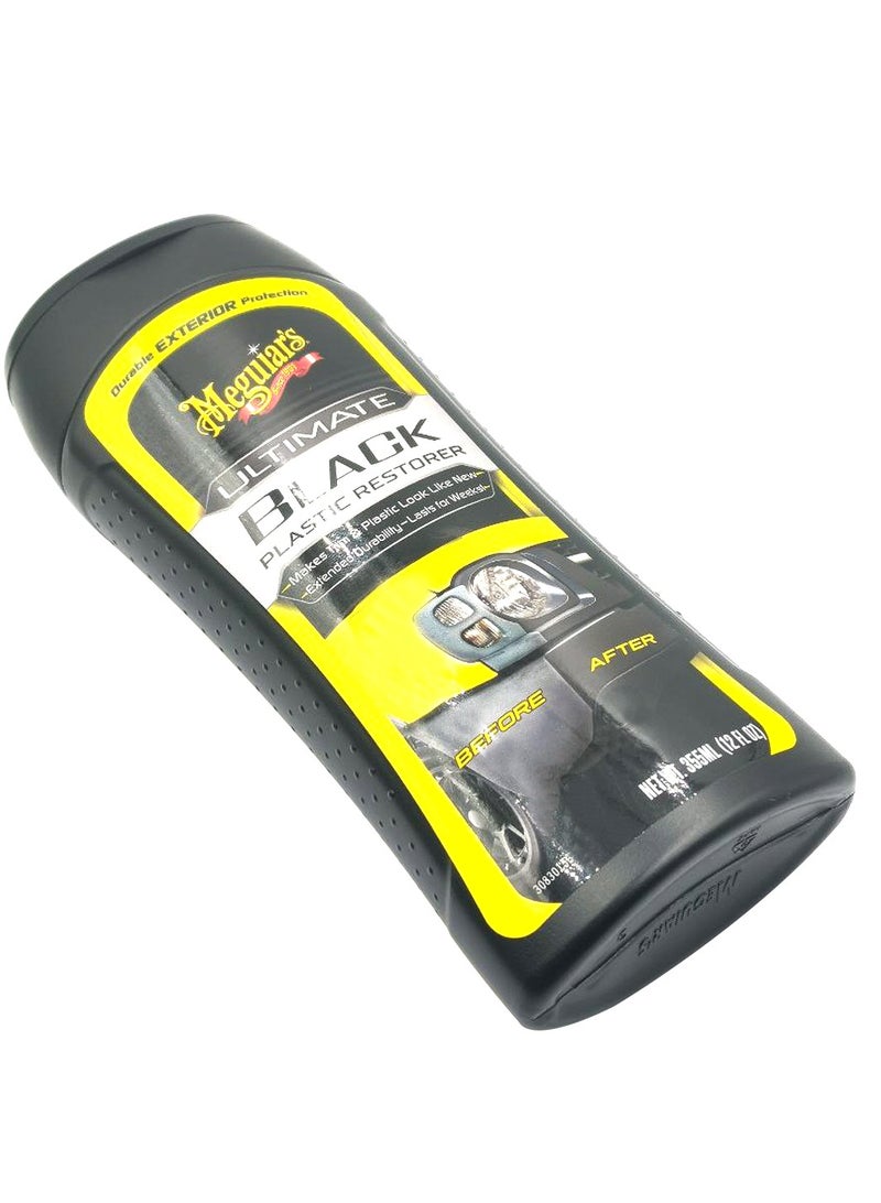 Meguiars Meguiar's 355ml Ultimate Black Car Plastic Restorer G15812 - Image 3