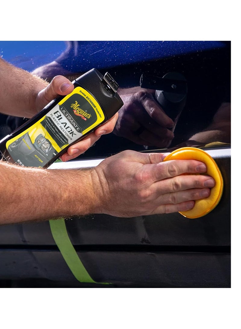 Meguiars Meguiar's 355ml Ultimate Black Car Plastic Restorer G15812 - Image 5