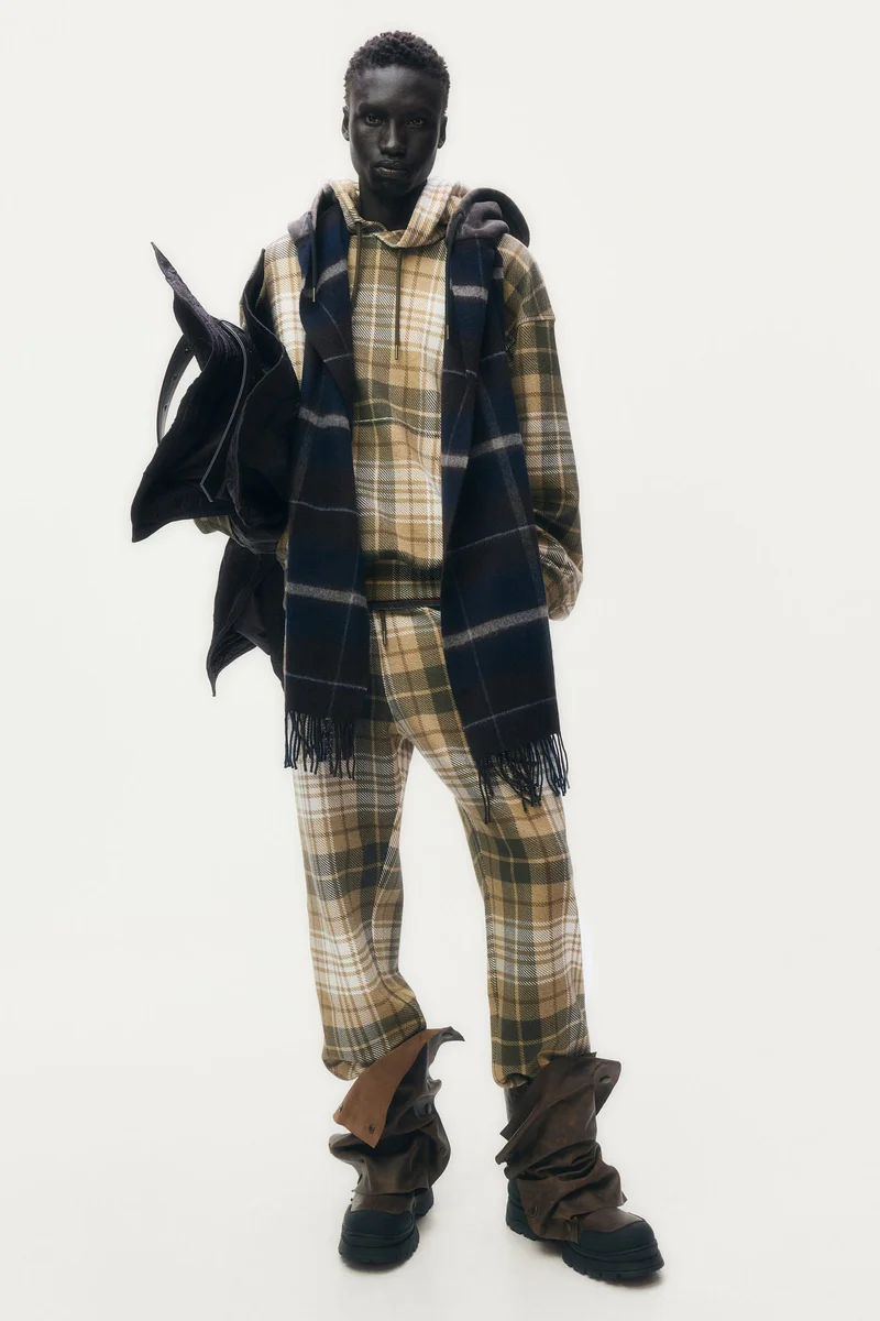 H&M Checked sweatpants