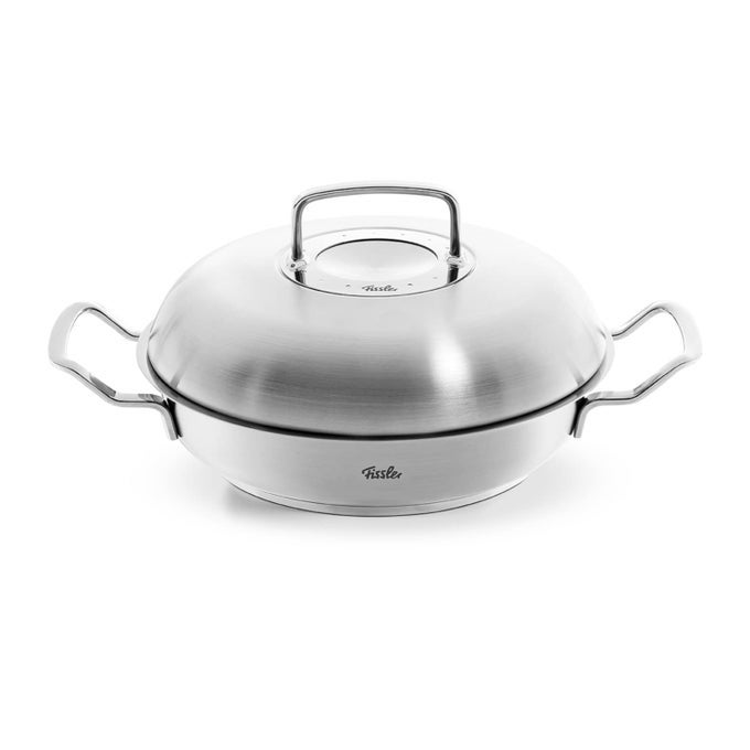 ORIGINALPROFI COLLECTION STAINLESS STEEL 95 INCH SERVING PAN WITH HIGH DOME METAL LID