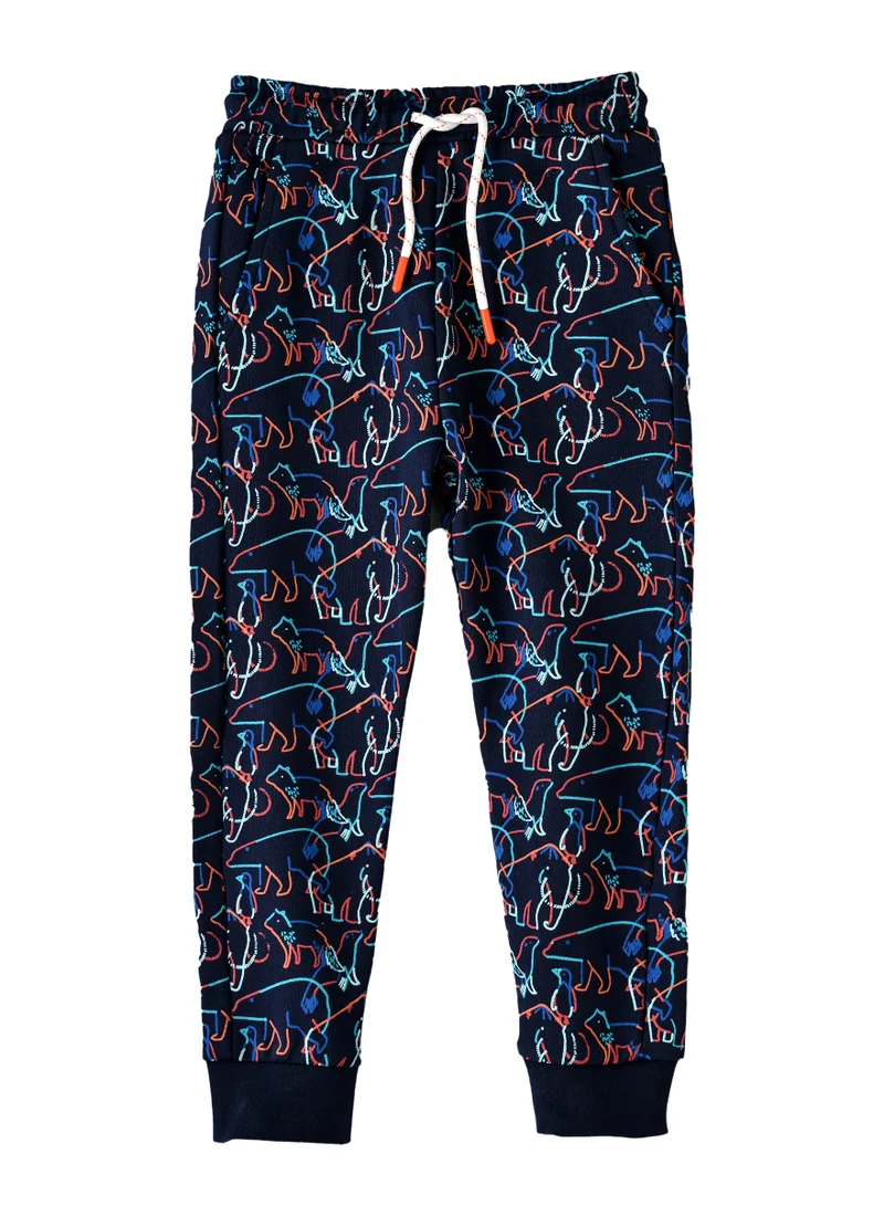 JAM Boys' Dinosaur Print Joggers with Drawstring