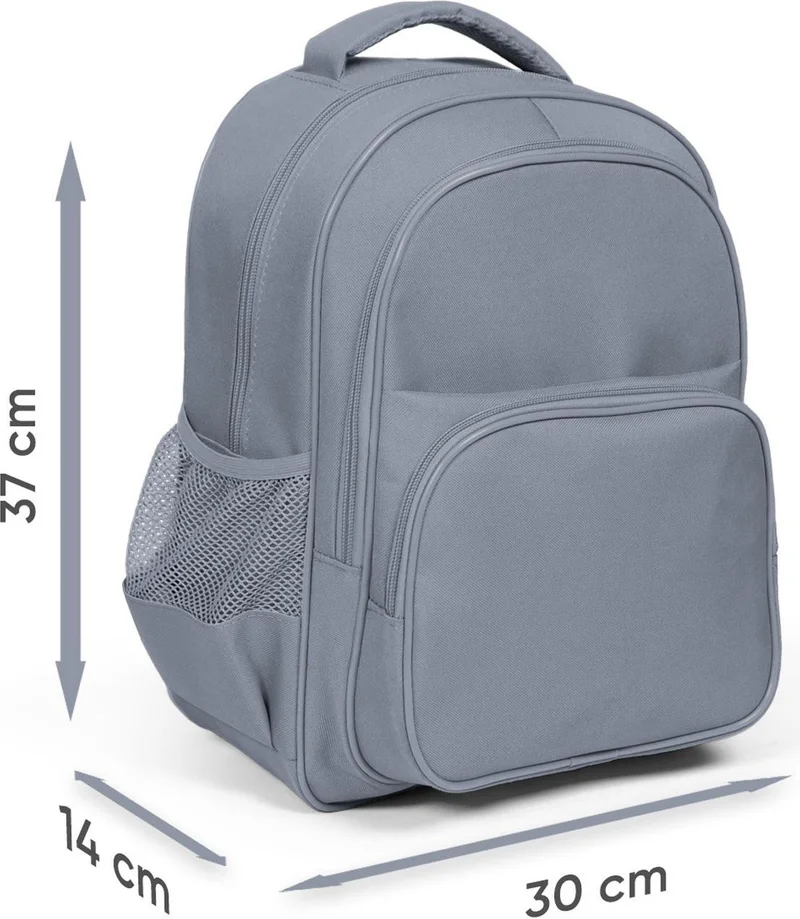 CORAL HIGH Kids Black Blue Gamer Patterned Three Compartment School Backpack 23659