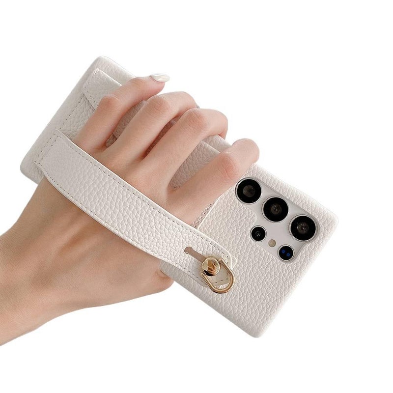 Protective Case | PU+PET Card Holder | White | Cover for Samsung S25 Ultra / Samsung S25 - Image 5