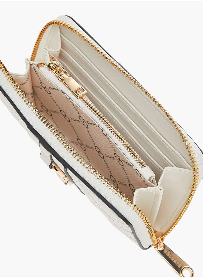 Celeste Womens Quilted Wallet With Zip Closure  - Image 5