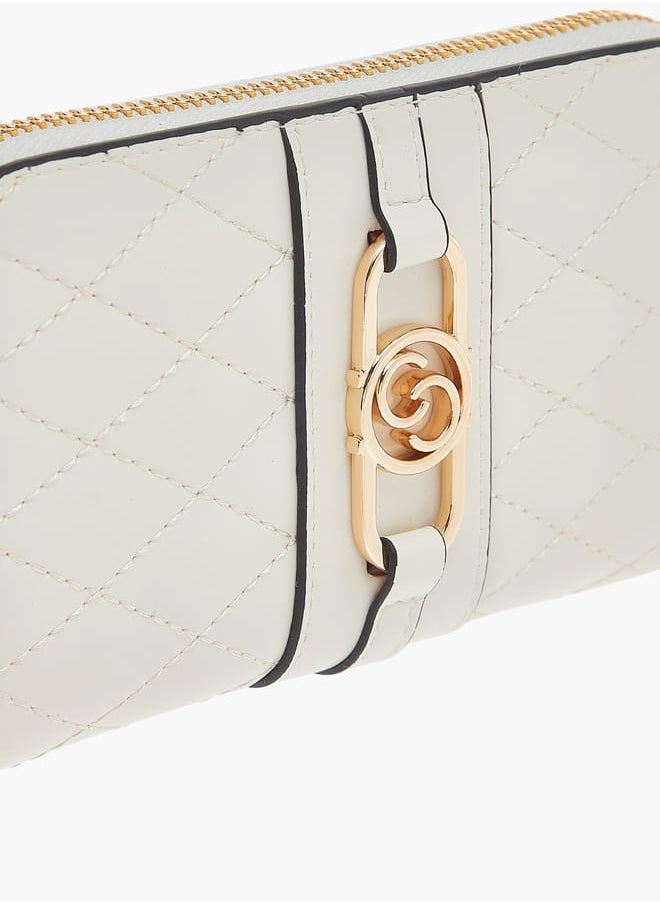 Celeste Womens Quilted Wallet With Zip Closure  - Image 3