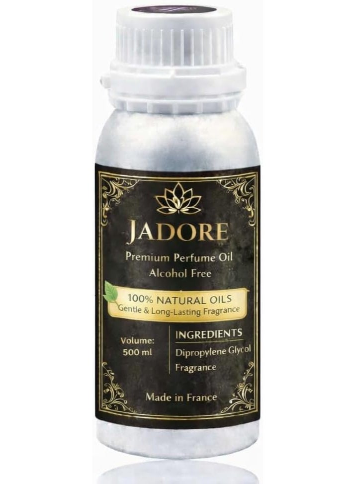 Jadore Premium Fragrance | Long Lasting Aromatic Oil | Concentrated Aroma Oil | 500ml - Image 1