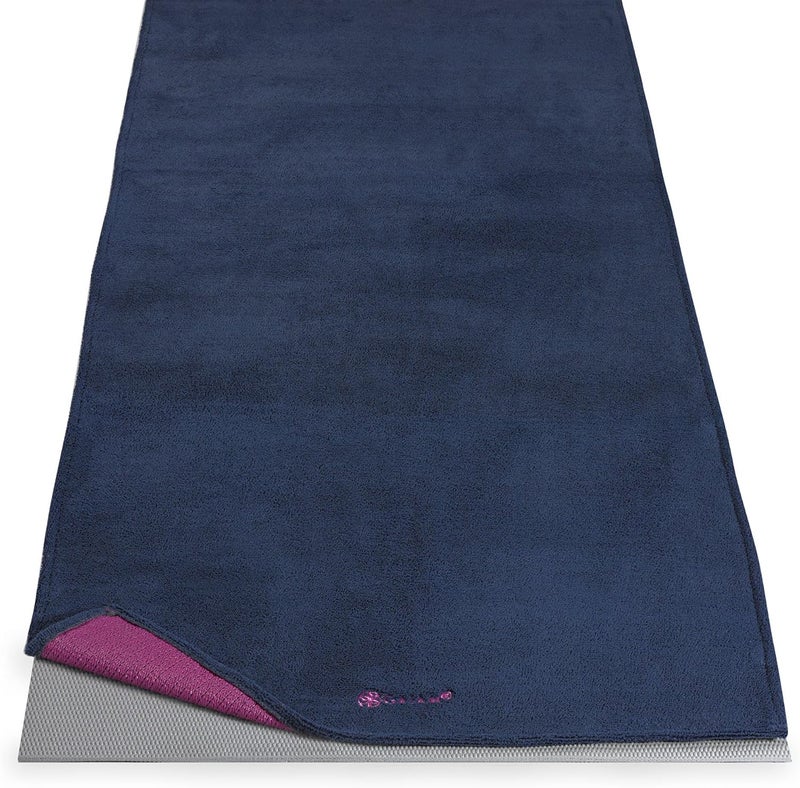 Gaiam Grippy Non Slip Yoga Mat Towel  Fast Drying Towel  Ideal For Hot Yoga  Microfiber And Machine Washable  Grip Backing - Image 2