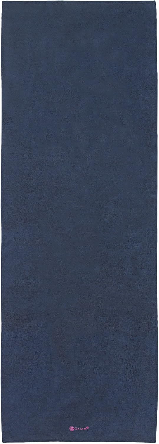 Gaiam Grippy Non Slip Yoga Mat Towel  Fast Drying Towel  Ideal For Hot Yoga  Microfiber And Machine Washable  Grip Backing - Image 5