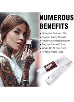 Fougera 50Pcs Tattoo Scar Repair Gel, Microblading Aftercare Ointment Vitamin A and D Anti-Inflammatory Anti Scar Tattoo Aftercare Cream for Makeup Microblading and Tattoo Healing Art Tattoo Supplies  - Image 2