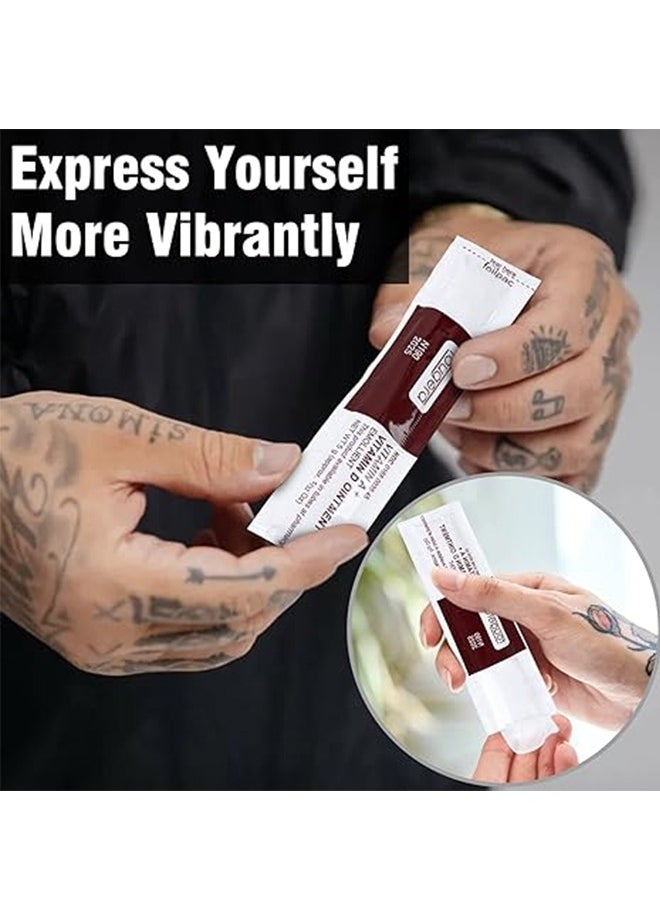 Fougera - 50Pcs Tattoo Scar Repair Gel, Microblading Aftercare Ointment Vitamin A and D Anti-Inflammatory Anti Scar Tattoo Aftercare Cream for Makeup Microblading and Tattoo Healing Art Tattoo Supplies - Image 1