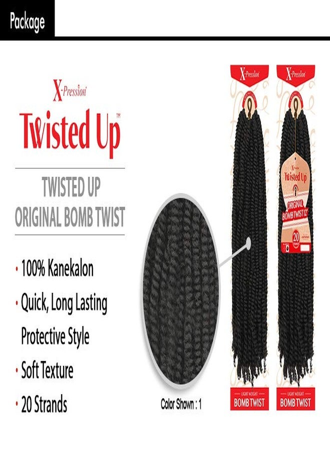 x-pression MULTI PACK DEALS! Outre Braids X-Pression Twisted Up Bomb Twist 12" (1-PACK, 2T1B/27) - Image 3