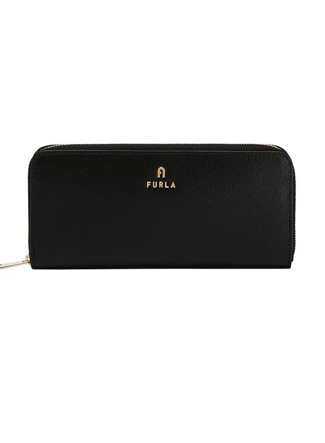 فورلا محفظة نحيفة بسحاب Camelia لون Nero مقاس XL