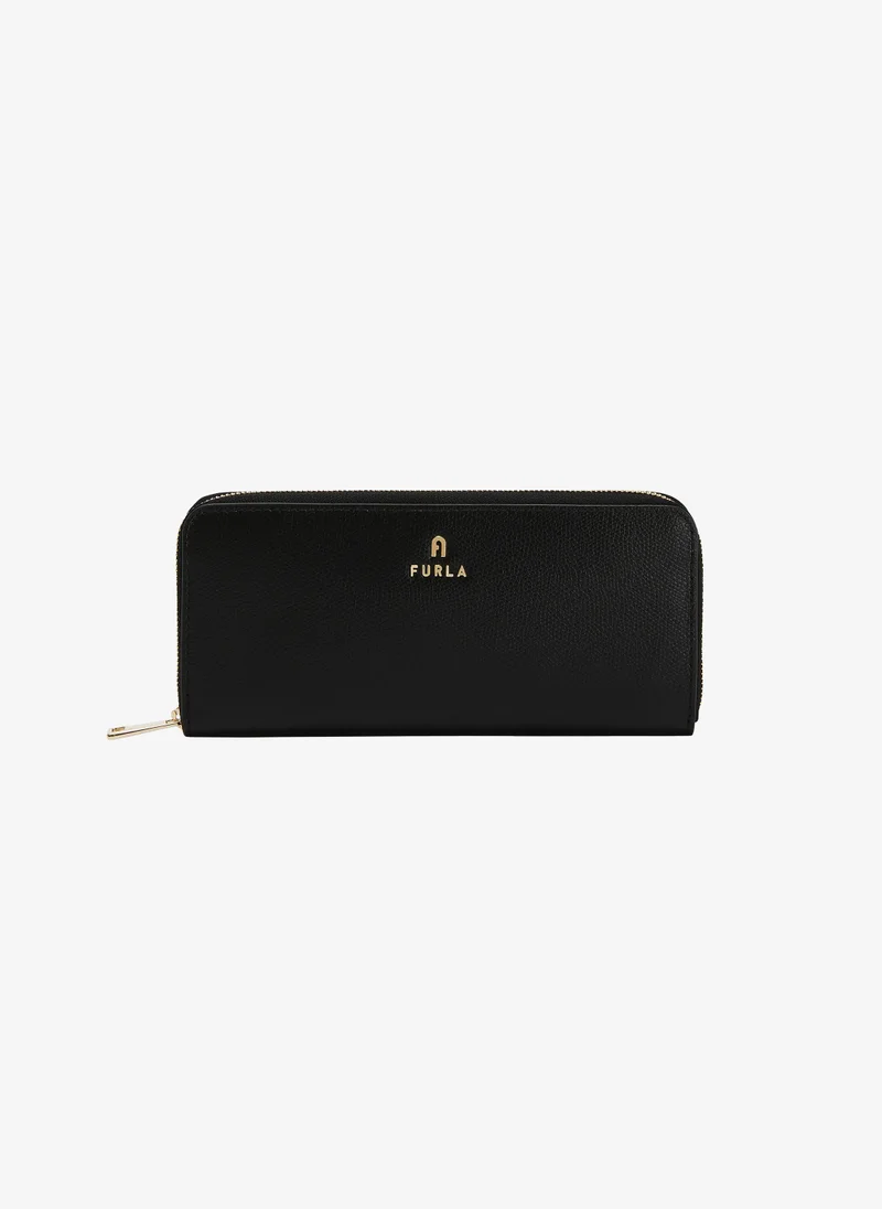 فورلا محفظة نحيفة بسحاب Camelia لون Nero مقاس XL