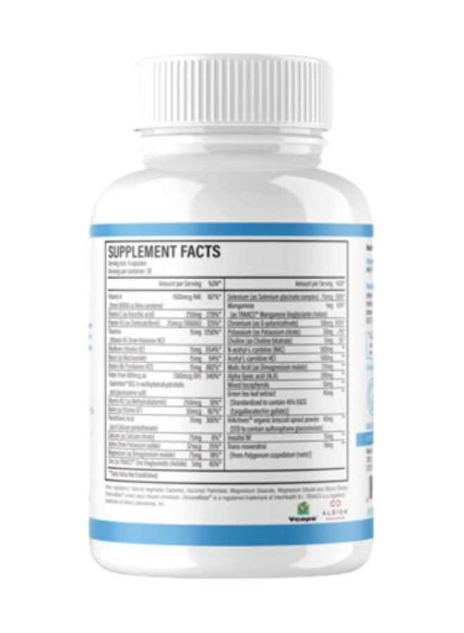 ريفايف متعدد الفيتامينات - يعزز صحة القلب والأوعية الدموية والجهاز العصبي مع العافية الشاملة - 150 كبسولة نباتية - Image 2