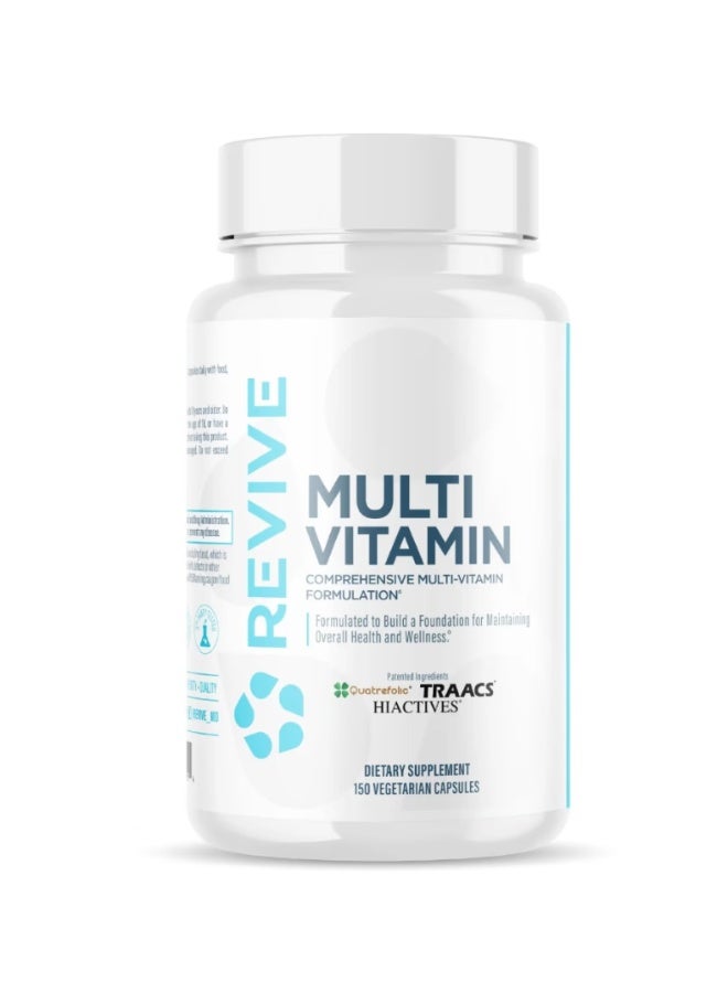Revive Multi Vitamin-promotes cardiovascular and nervous system health with overall wellness-150 Vegetarian Capsules - Image 1