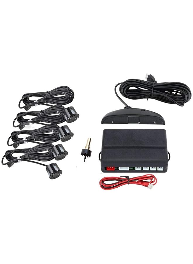 الكبريت مستشعرات ركن السيارة باللون الفضي، باللون الأسود