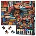 Rebotipy Collage of Various Books 1000 Piece Puzzle for Adults Facial Portraits of African Women Unique Cut Pieces Jigsaw Puzzles Stress Relief Family Game Night 275 x 19670 50cm - Image 2