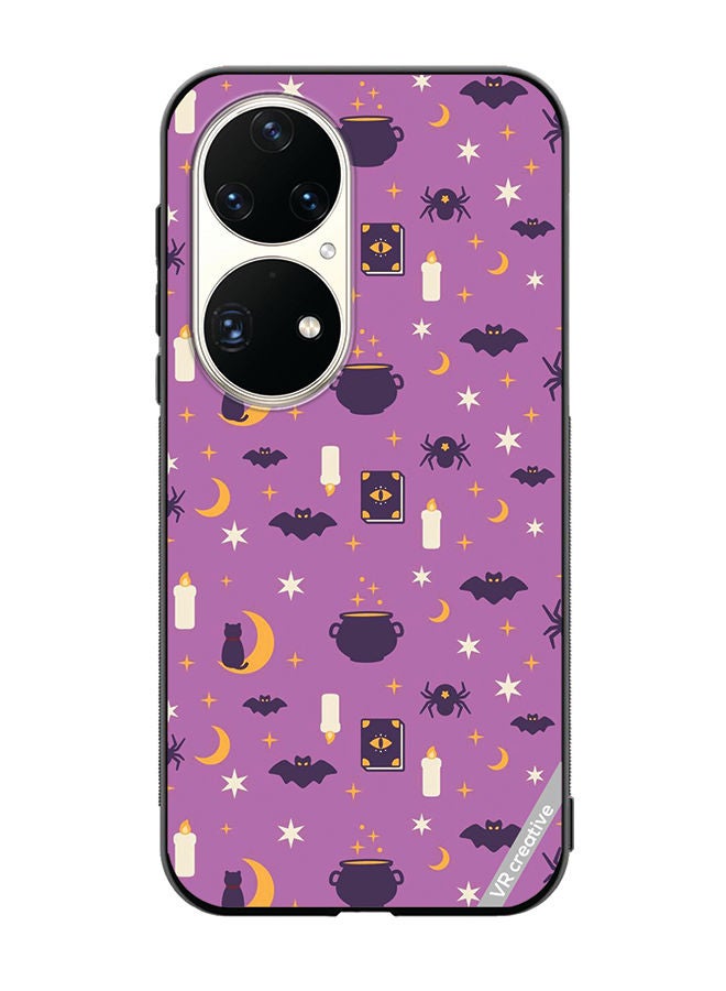 VR CREATIVE Protective Case Cover For Huawei P50 Pro Halloween 2 Design Multicolour - Image 1