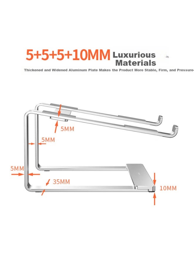 Ecola Laptop Stand Portable Aluminum Alloy Adjustable Laptop Riser Compatible With Lenovo Legion Xiaoxin Pro14 11-17.3 Inch A13sv - Image 4