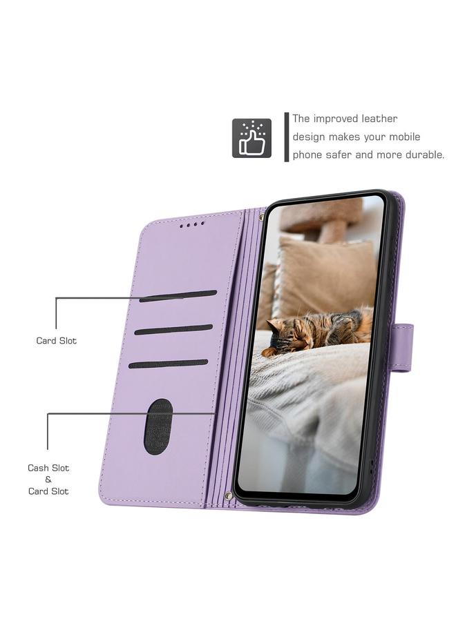 erorex Case For Tecno Spark 10 Pro / K17 4G Embossed Kitten Phone Leather Case with Lanyard - Image 5