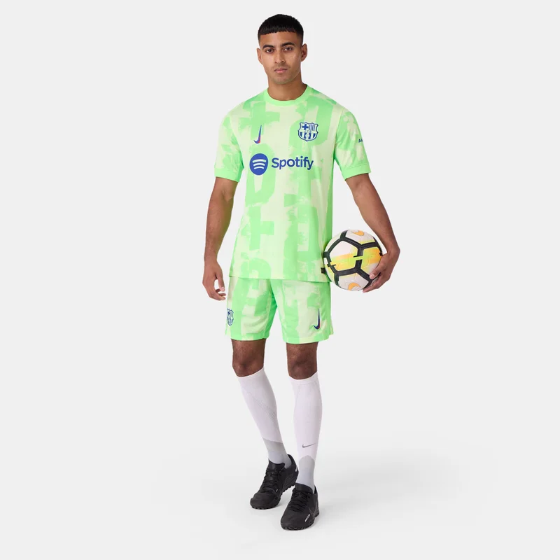 Nike Green Men's FC Barcelona 24/25 Third Replica Football Shorts for Men | Best Price UAE