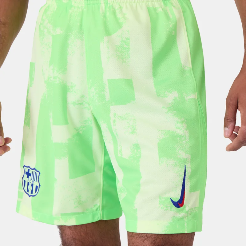 Nike Green Men's FC Barcelona 24/25 Third Replica Football Shorts for Men | Best Price UAE