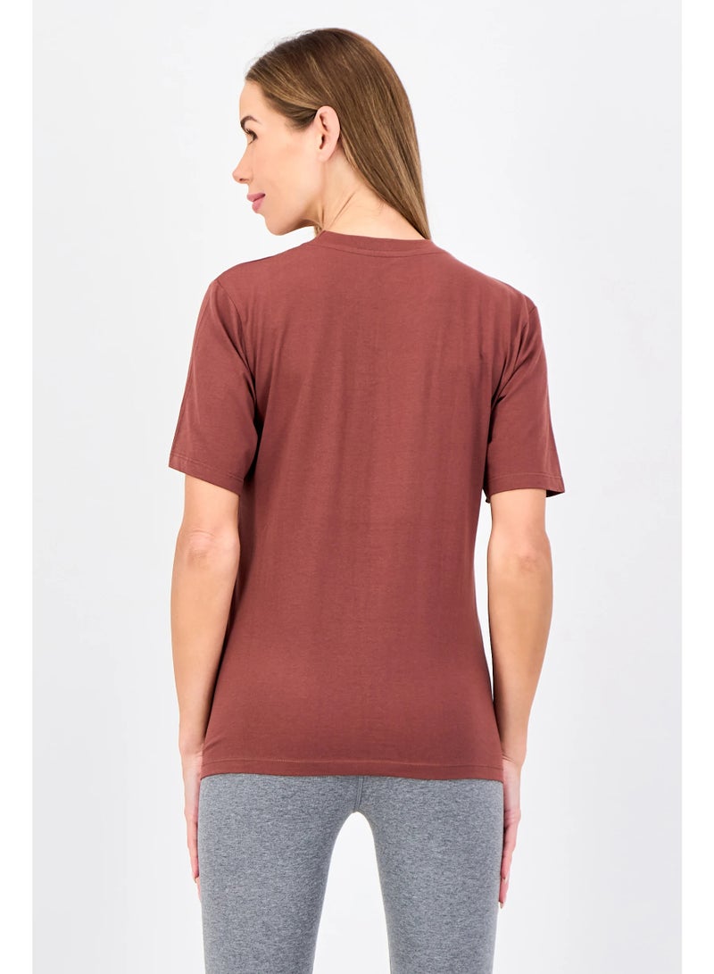 Champion Women Sportswear Fit Short Sleeve Outdoor T-Shirt, Brown - Image 4