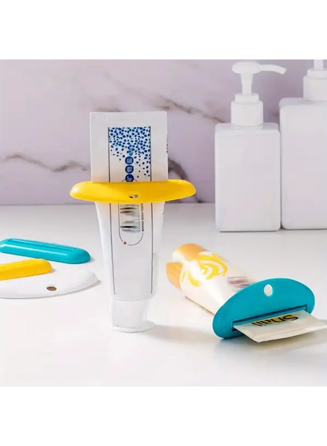 White Manual Handheld Tube Squeezer One Hand Operation for Toothpaste Cream Gel - Image 5