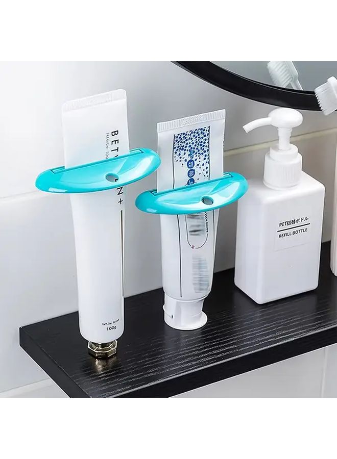 White Manual Handheld Tube Squeezer One Hand Operation for Toothpaste Cream Gel - Image 4