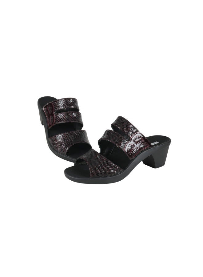 ROMIKA 117-403 Romika Ladies Block Heel Sandals 30502 Bordo - Image 3