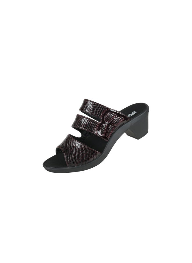 ROMIKA 117-403 Romika Ladies Block Heel Sandals 30502 Bordo - Image 1
