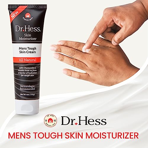 Dr Hess Mens Moisturizer All Natural Tough Skin Cream with Lanolin Beeswax Licorice Root Chamomile Hand Body Lotion to Care for Dry Damaged Skin Paraben Sulfate BPA Phthalate Free 4oz - Image 5