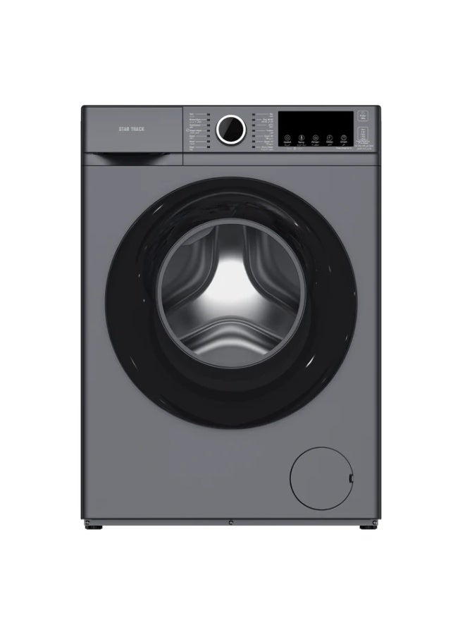 STAR TRACK 6KG Front Load Washing Machine | BLDC Inverter Motor, 1200 RPM Max Spin, 5-Star UAE Energy Rated, Slim Depth Washer with Steam & Sterilization Programs, Fully Automatic 6 kg SW-600ATT2-AZ Grey - Image 1