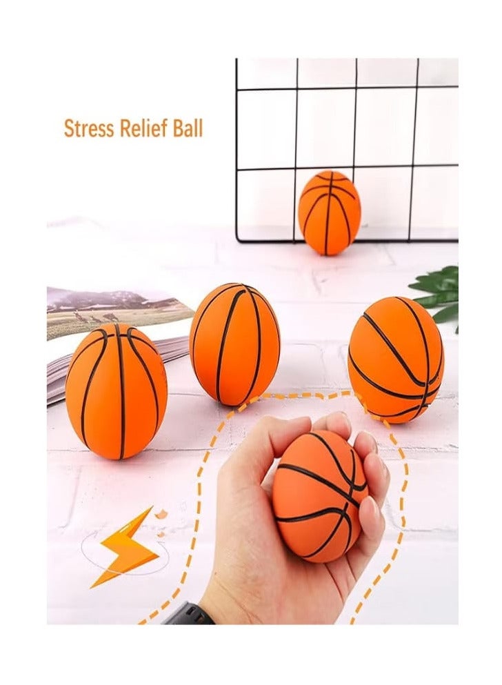 High Bounce Rubber Basketball Toys - Mini High Bounce Basketball Balls (6cm) Red  - Image 4