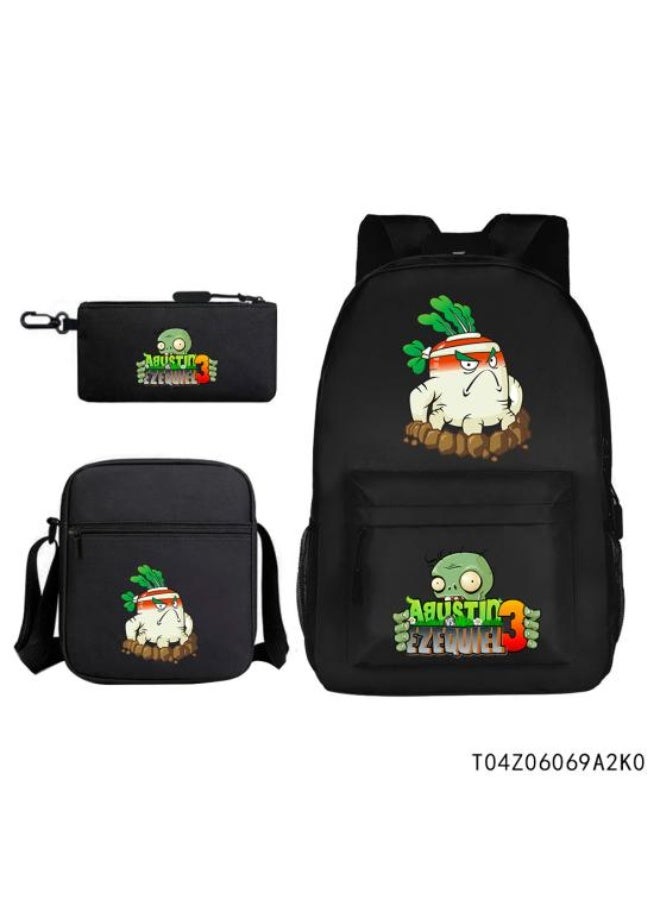 Anime style exquisite backpack three-piece set, creative design, super storage strength - 740 - Image 1