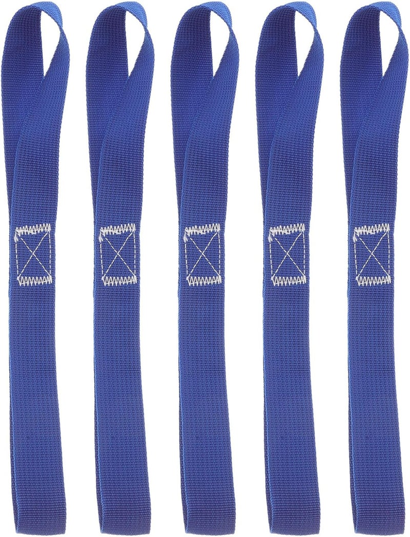 STOBAZA 5pcs Heavy Duty Tie Down Straps Soft Loop Bungee Straps 2.5cm X 30.5cm for Securing Motorcycles ATV Dirt Bikes Lawn Equipment Transport - Image 1