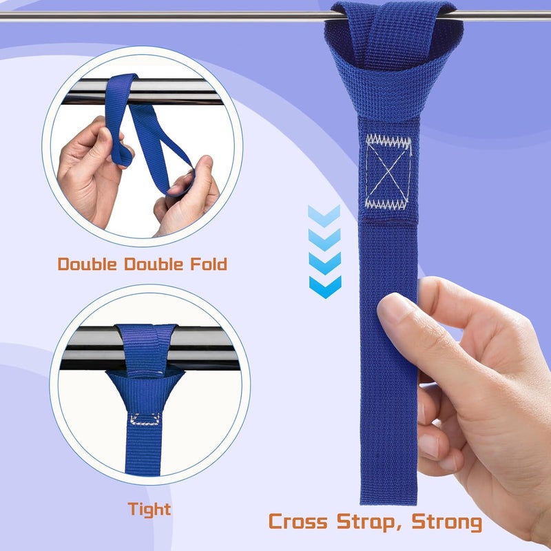 STOBAZA 5pcs Heavy Duty Tie Down Straps Soft Loop Bungee Straps 2.5cm X 30.5cm for Securing Motorcycles ATV Dirt Bikes Lawn Equipment Transport - Image 3