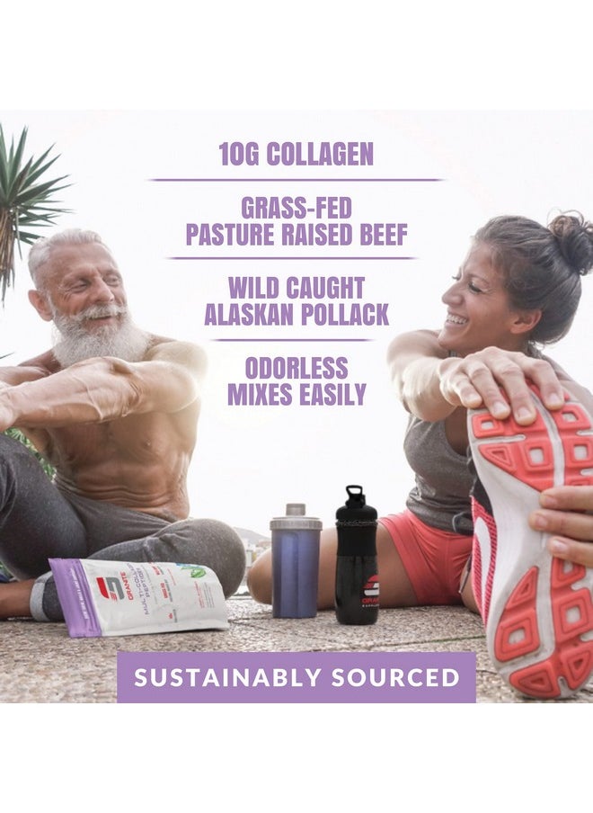 Granite Supplements - Granite® Multicollagen Peptides (45 Servings) 10G Collagen Types I Ii Iii V X ; Clean Taste Sustainably Sourced Grassfed Pastured Beef Wild Caught Alaskan Pollack ; Gluten Free Soy Free - Image 1