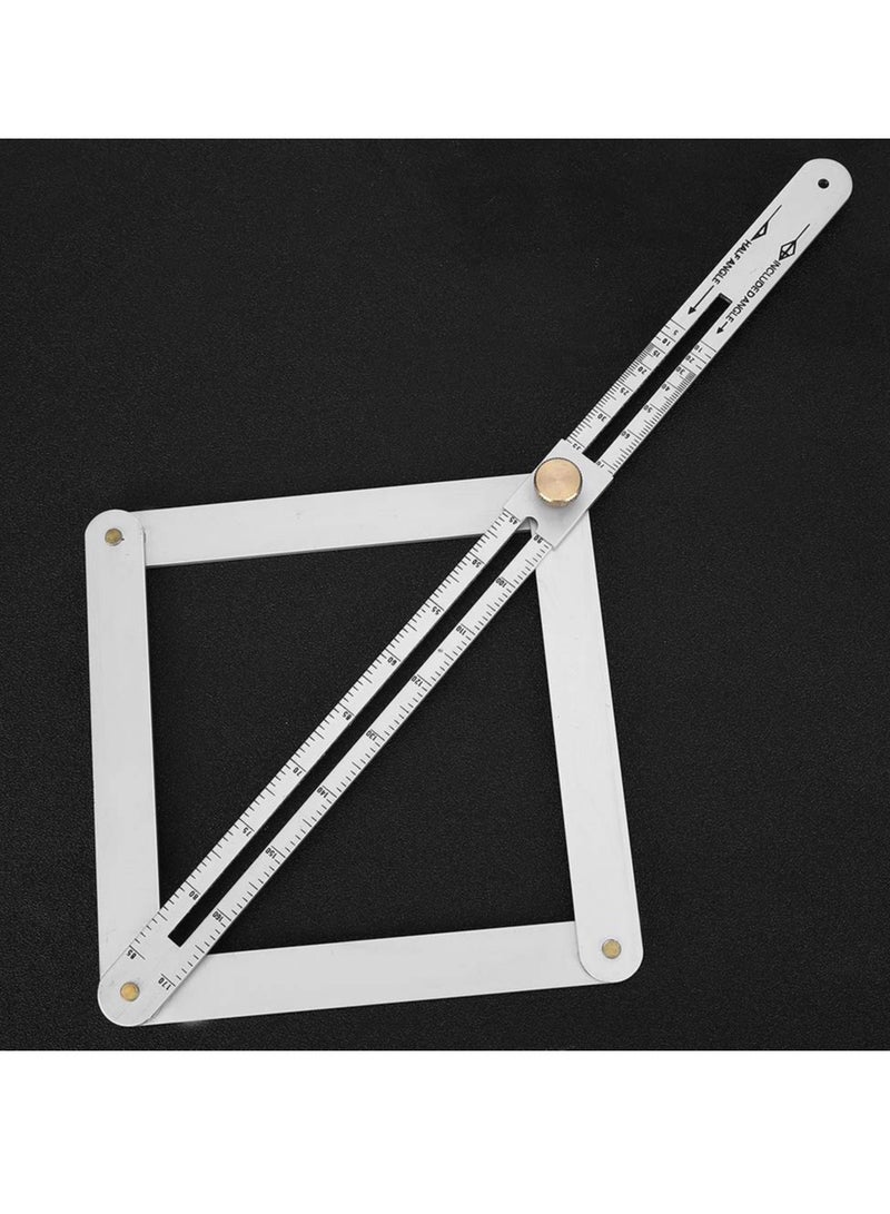 KASTWAVE Construction Protractors, Angle Protractor Angle Finder Ruler, Stainless Steel Protractor 0-170 Degrees, Universal Goniometer Angle Finder Tool for Carpenter, Diagonal Ceiling Profiler - Image 5