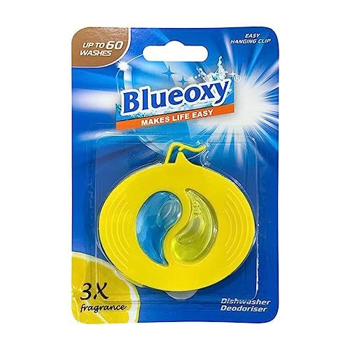 BLUEOXY Citrus & Ocean Blue Dishwasher Freshener | Dishwasher Odour Remover | Lasts Up to 60 Cycles | Odour Eliminate | Fragrance Supervise innovation | QTY 2 - Image 1