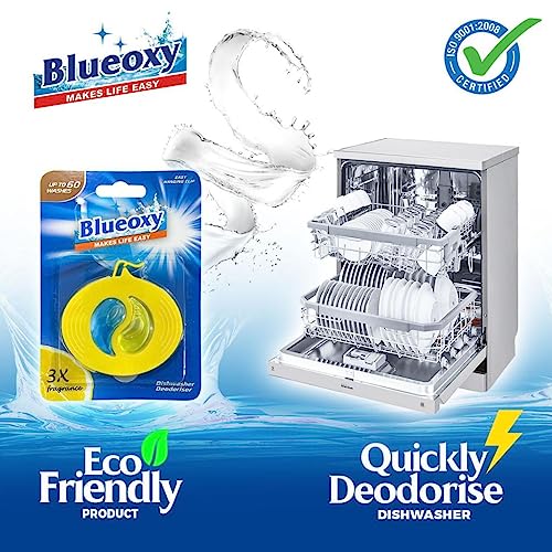 BLUEOXY Citrus & Ocean Blue Dishwasher Freshener | Dishwasher Odour Remover | Lasts Up to 60 Cycles | Odour Eliminate | Fragrance Supervise innovation | QTY 2 - Image 2