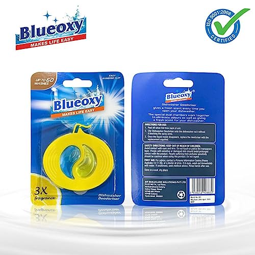 BLUEOXY Citrus & Ocean Blue Dishwasher Freshener | Dishwasher Odour Remover | Lasts Up to 60 Cycles | Odour Eliminate | Fragrance Supervise innovation | QTY 2 - Image 5