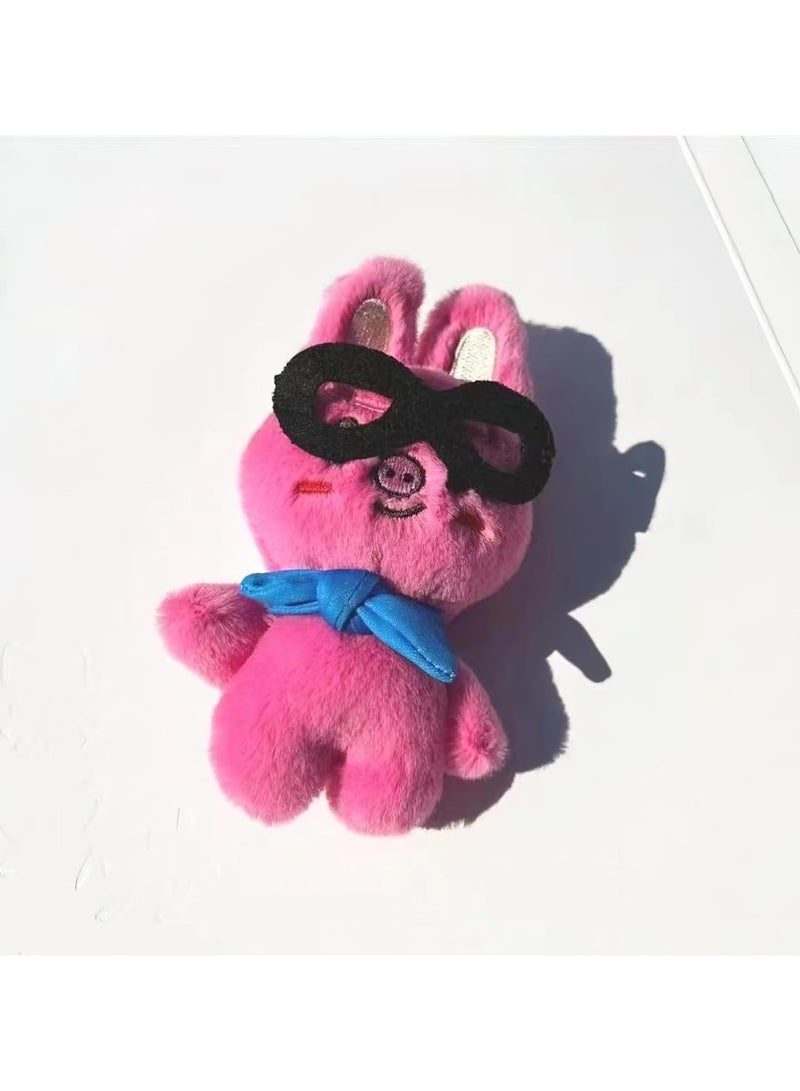 Loquat Stray Kids Pilot Plush Toy Kpop Skzoo Toy Fan Meeting Doll with Aviator Sunglasses SKZ Plush Animal Doll with Beanie 3.9 Inches - Image 5