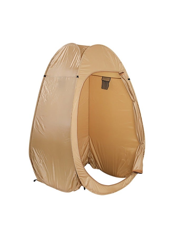 السنيدي، حمام متنقل للرحلات والمخيمات، دورة مياه البر، رملي، مقاس 120*120*190 سم - Image 1