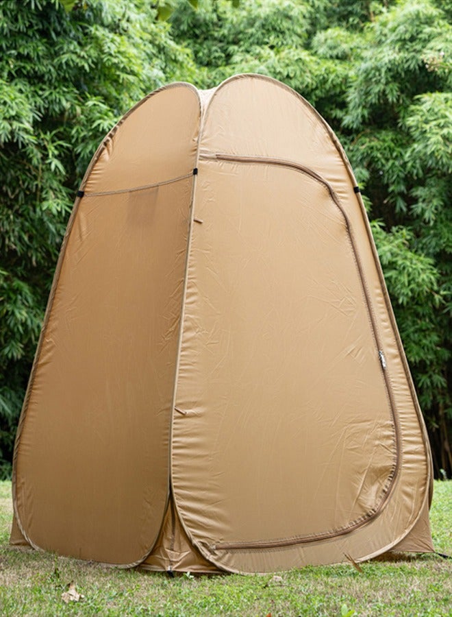 السنيدي، حمام متنقل للرحلات والمخيمات، دورة مياه البر، رملي، مقاس 120*120*190 سم - Image 2